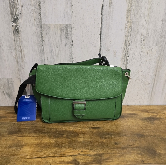 New With Tags Reed Green Crossbody Bag - Picture 1 of 15